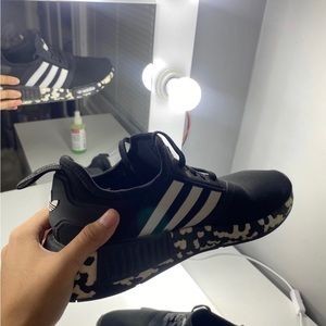 nmds adidas cow print shoes